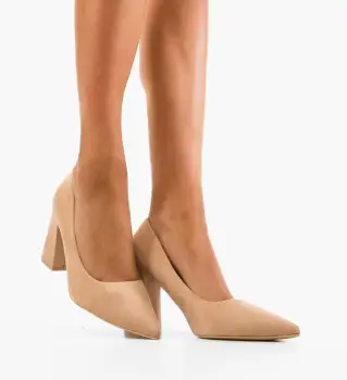 Pantofi dama Kiran Bej imagine