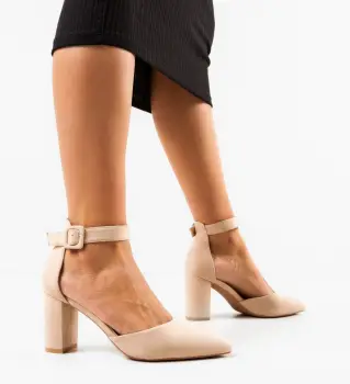 Pantofi dama Kole Bej 2 imagine