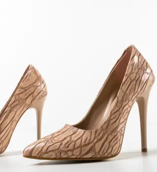 Pantofi dama Kring Bej imagine