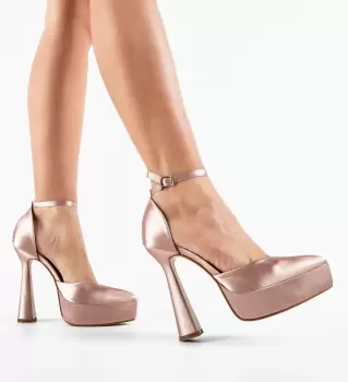 Pantofi dama Kristoffe Roz imagine