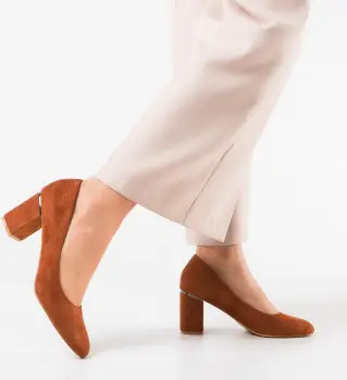 Pantofi dama Kyla Camel imagine