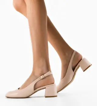 Pantofi dama Kytal Nude imagine