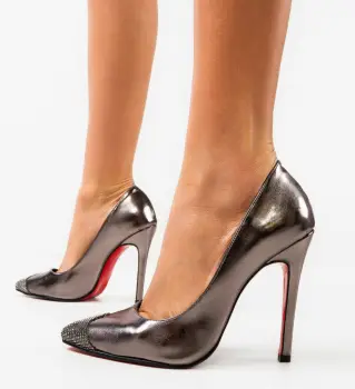 Pantofi dama Laputc Gri imagine