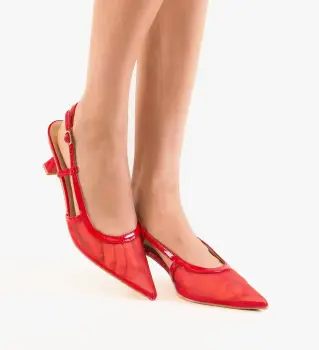 Pantofi dama Laure Rosii imagine