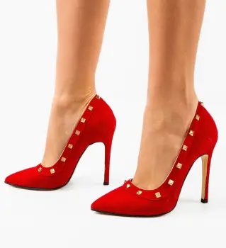 Pantofi dama Laylo Rosii imagine