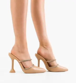 Pantofi dama Leslie Nude imagine