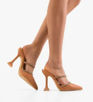 Pantofi dama Leslie Portocalii imagine