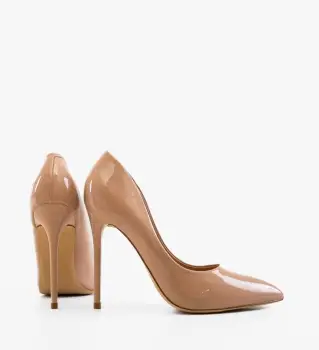 Pantofi dama Lether Nude imagine