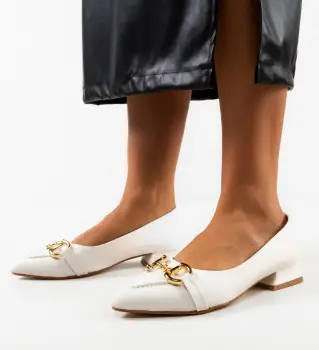 Pantofi dama Lipse Albi imagine