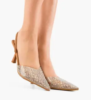 Pantofi dama Lopez Camel imagine