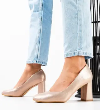 Pantofi dama Luber Aurii imagine