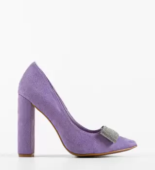 Pantofi dama Lucky Mov imagine