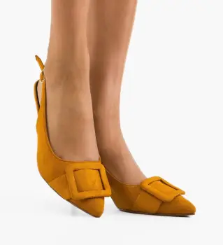 Pantofi dama Luleo Galbeni imagine