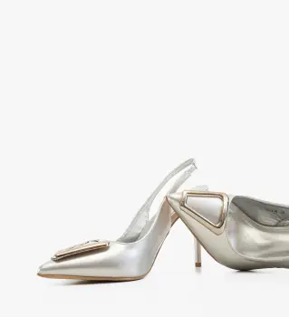 Pantofi dama Malas Argintii imagine