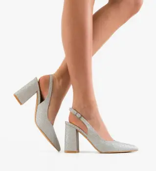 Pantofi dama Markus Argintii imagine