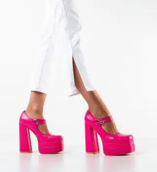Pantofi dama Maysa Fuchsia imagine
