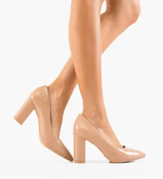 Pantofi dama Mendoza Nude imagine