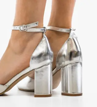 Pantofi dama Mer Argintii imagine