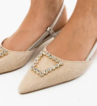 Pantofi dama Merca Argintii imagine