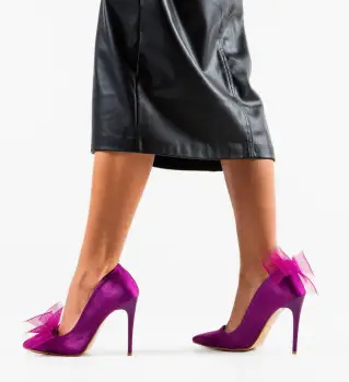 Pantofi dama Merlyn Mov 2 imagine