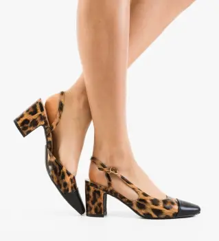 Pantofi dama Miles Animal Print imagine