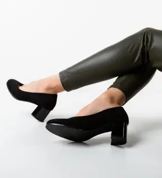 Pantofi dama Mined Negri 2 imagine