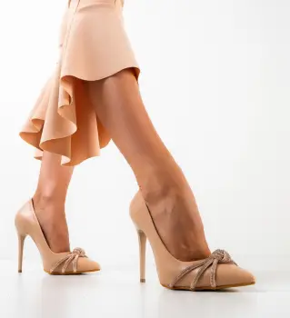 Pantofi dama Mogles Bej imagine