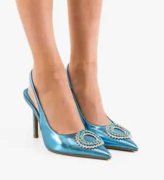 Pantofi dama Monic Albastri imagine