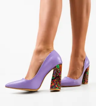 Pantofi dama Monina Mov imagine