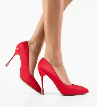 Pantofi dama Monserrat Rosii imagine