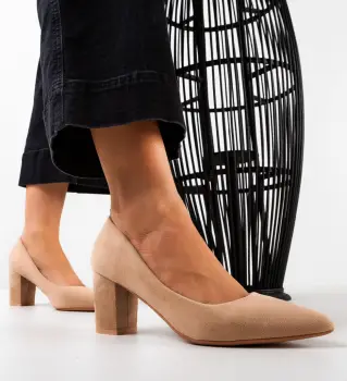 Pantofi dama Monty Bej imagine