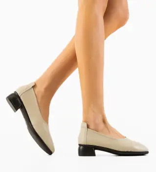 Pantofi dama Myant Bej imagine