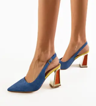 Pantofi dama Nasim Albastri imagine