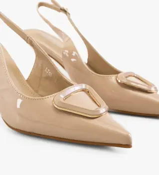 Pantofi dama Nataniel Bej imagine