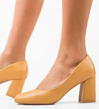 Pantofi dama Neema Bej imagine