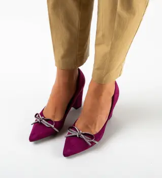 Pantofi dama Nieve Mov imagine