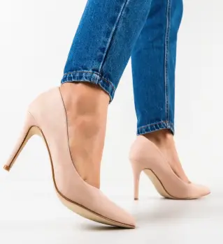 Pantofi dama Nimrah Bej imagine