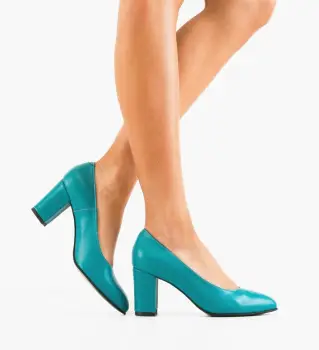 Pantofi dama Ninna Turcoaz imagine