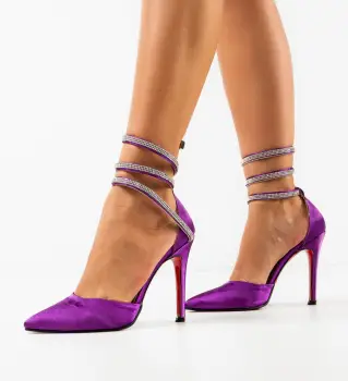 Pantofi dama Noiye Mov imagine