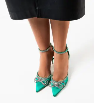 Pantofi dama Nuneb Verzi imagine