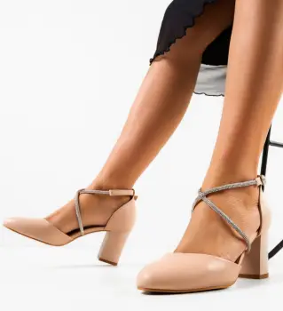 Pantofi dama Ochen Bej imagine