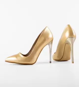 Pantofi dama Oideo Aurii 2 imagine