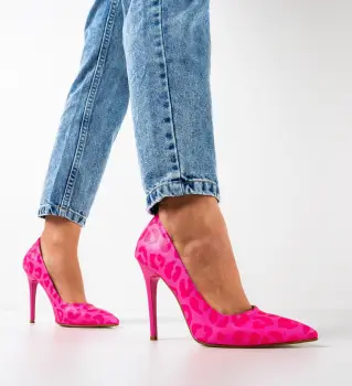 Pantofi dama Ojal Fuchsia imagine