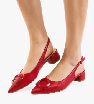 Pantofi dama Olenna Rosii imagine