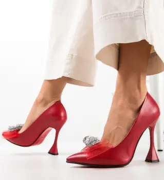 Pantofi dama Oska Rosii imagine