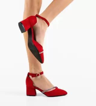 Pantofi dama Pamela Rosii imagine