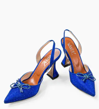 Pantofi dama Partyun Albastri imagine