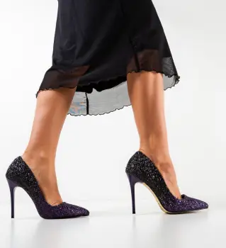 Pantofi dama Pefeba Mov imagine