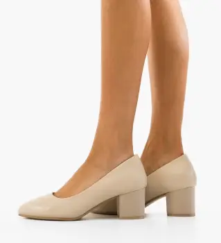 Pantofi dama Perkins Bej imagine