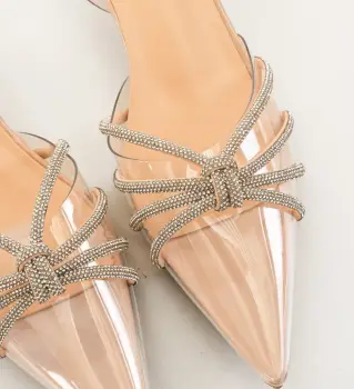 Pantofi dama Peryz Bej imagine